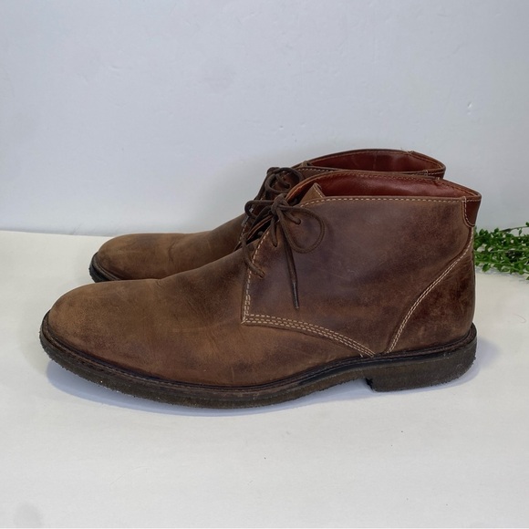 Johnston & Murphy Copeland Leather Desert Chukka Boots Brown Size 10.5 main image 4